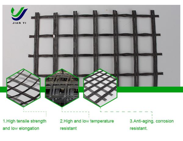 Buy cheap Glass Fiber Asphalt Reinforcement Geogrid For Slope Protection from wholesalers