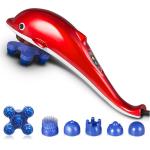Multifunctional Dolphin Massage Stick Red Light Heating Electric