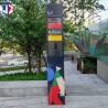 Buy cheap Durable Outdoor Metal Directional Signs Standing Parking Lot Advertising from wholesalers