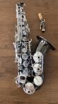 children musical instrument white painting saxophone for children Hot selling Bb