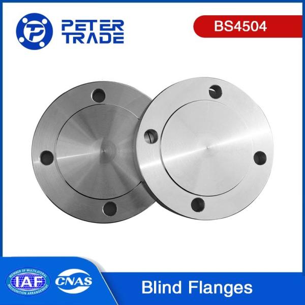 Buy cheap Carbon Steel Blind Flanges 4 Inch BS4504 BLRF Flanges Blind Plate Flanges PN 25 ASTM A105 for Chemical Industries from wholesalers