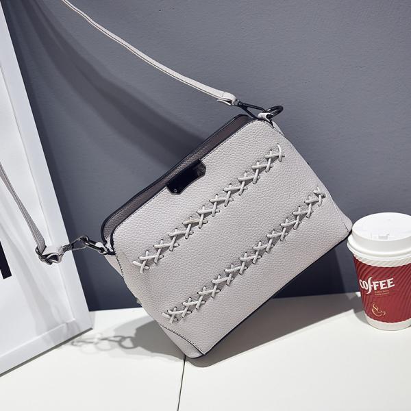 Buy cheap New Design Shoulder Bag Women Messenger Bag Classical Style Quilted Pu Leather Shell Handbag from wholesalers
