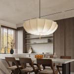 French Cream Bedroom Chandelier Japanese Style Living Room Dining Room Fabric