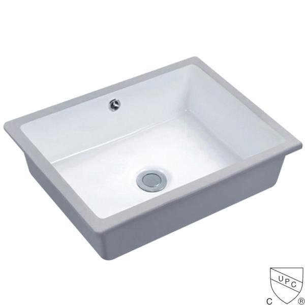 Buy cheap Small Undermount Bathroom Sink Rectangle Seamless 545x380x180mm from wholesalers