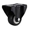 Buy cheap light duty 2" threaded stem black PU caster, 2.5 inch, 3 inch PU castor, small caster, lacque caster from wholesalers