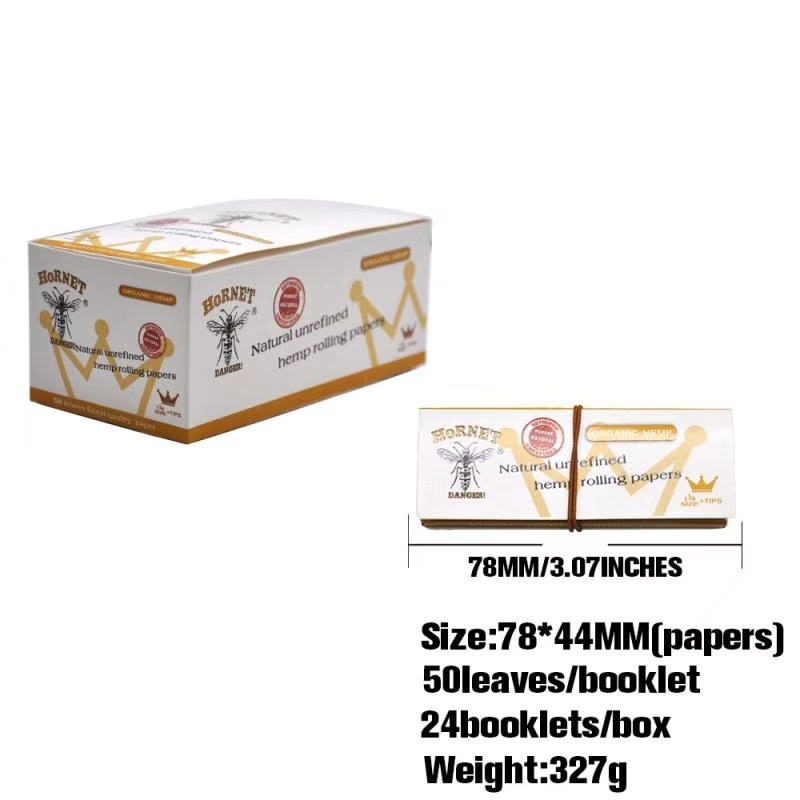 24 Booklets / Box Cigarette Paper Roll For Dry Herb 78mm Length