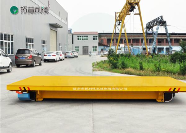 Buy cheap 80T Motorized Rail Trailer for shop production line cargo handling from wholesalers