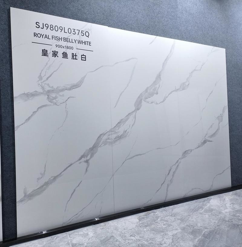 Carrara Modern Tiles Indoor Wall Porcelain Glazed Polished Floor Tile For Project And Vintage Tiles 900x1800x9mm Rebuilding