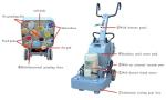 Concrete Floor Grinding Machine With 7.5KW Motor 12 Heads