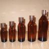 Buy cheap 50ml Eye Cream Glass Amber Bottle With Aluminum Collar / Base from wholesalers