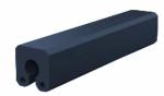 NBR 70 Degree Shore Rubber Fender Keyhole Type Boat Dock Fenders