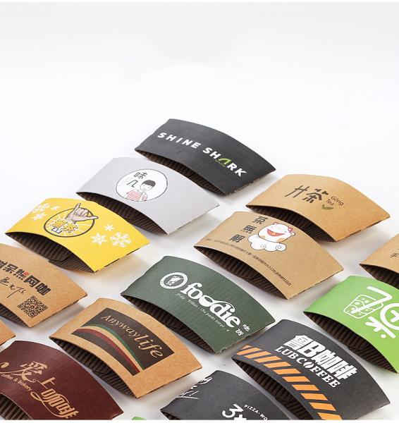 Buy cheap Disposable 16Oz Thickened Paper Coffee Cup Sleeves ODM OEM from wholesalers