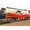 Buy cheap 40m3 Powder Cement Tanker Trailer , 6 / 12 Tyre Heavy Duty Cement Bulker Trailer from wholesalers