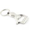 Buy cheap Custom cheap promotion gift die casting zinc alloy blank keychain thumb up like beer bottle opener, engrave logo from wholesalers