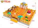 Inflatable Magic Castle Bounce House Playground Orange Yellow