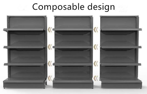 Buy cheap Grey 150kg / Layer Supermarket Display Racks Strong Load Bearing from wholesalers