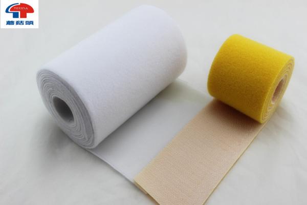 Buy cheap Wide Self Adhesive double sided fabric tape Hook And Loop Fasteners Cable management from wholesalers