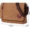 Buy cheap VINTAGE CANVAS SATCHEL MESSENGER BAG FOR MEN WOMEN,TRAVEL SHOULDER BAG 13.5" LAPTOP BAGS BOOKBAG from wholesalers