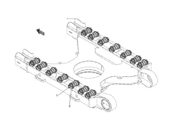 Buy cheap YN64D00035F1 Sk200-8 Sk210-8 Excavator Wear Parts Roller Track Low Kobelco Core from wholesalers