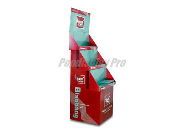 Full Color Printed Cardboard POS Displays Eye - Catching Strong Impact