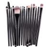 Buy cheap Custom 6 Colors 18pcs Natural Fiber Makeup Brushes For Small Hooded Eyes from wholesalers