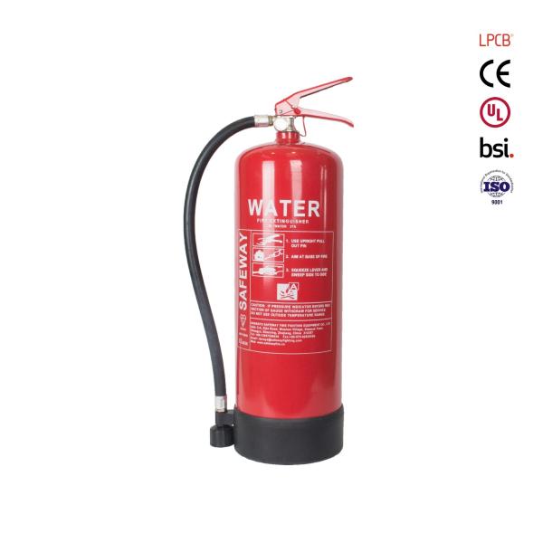 Buy cheap CE EN3 Stainless Steel / Carbon Steel Water Fire Extinguisher For Class A Fire Protection from wholesalers