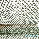 Green Glavanized Stainless Steel Metal Mesh Curtains Coil Drapery