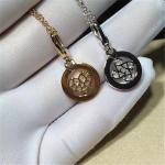 classic diamonds gold necklace 18kt gold with white gold or yellow gold or pink