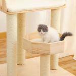 Detachable Modern Cat Tree Cat Climbing Frame Skin Friendly