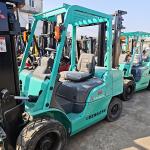 Diesel Forklift 3 Ton 3.5 Ton Used Montacargas Forklift With Nissan / Mitsubishi