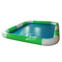 Buy cheap Outdoor Commercial Inflatable Water Pools with Handing Painting Or Silk Printing product