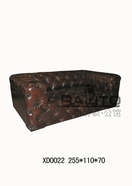 Buy cheap classical antique four seater leather club sofa/classic four seats leather sofa furniture from wholesalers