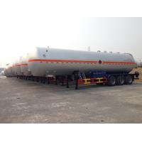 Buy cheap 56000L 3 Axles Petroleum Gas LPG Tank Trailer With ADR / ASME Standard product