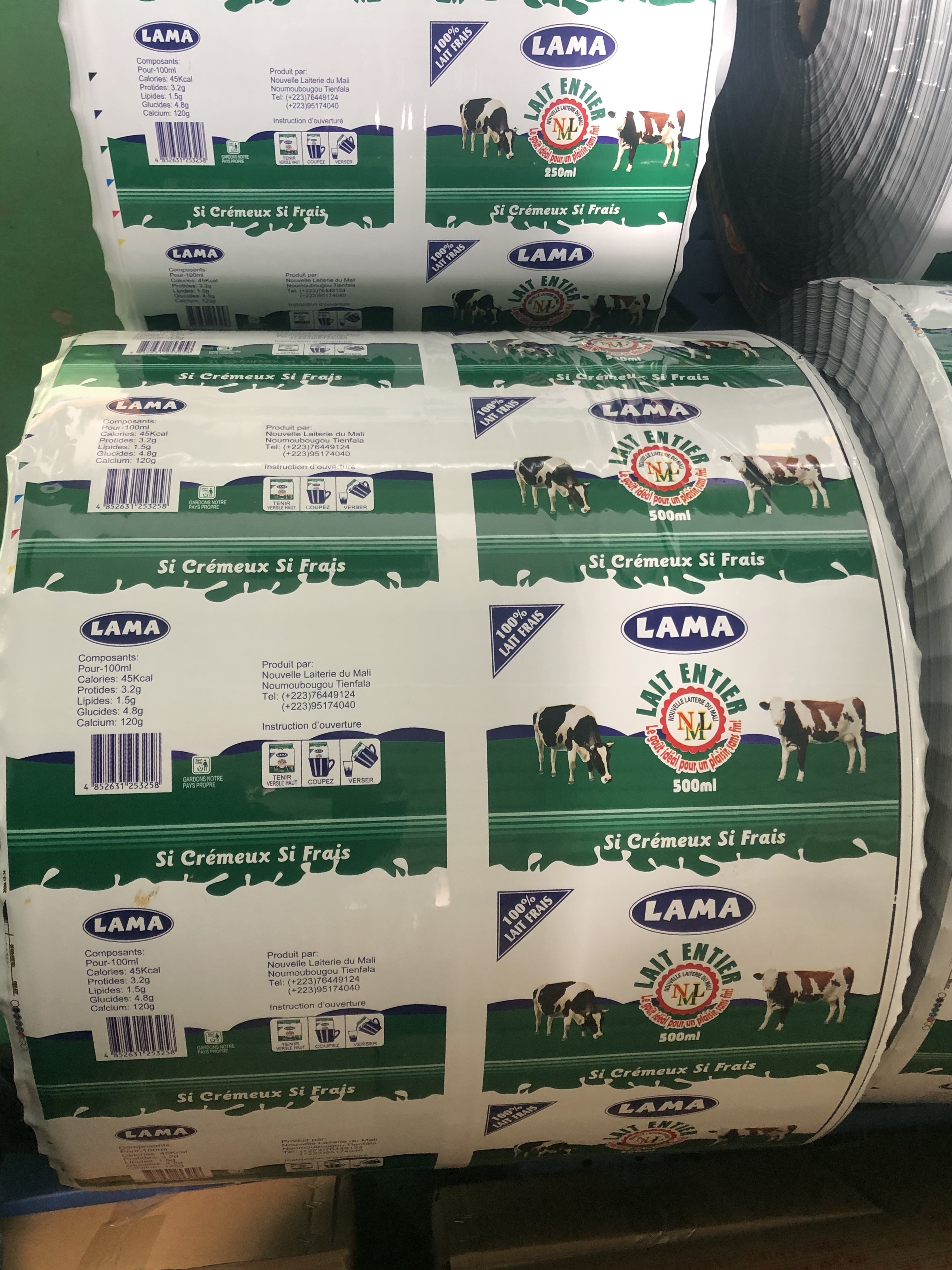 Aseptic Carton Packing Material For 100-1000ml Volume