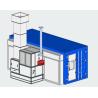 Buy cheap Mobile Container Spray Booth with Air Inlet and Exhaust Filter for Vehicle Paint Jobs from wholesalers