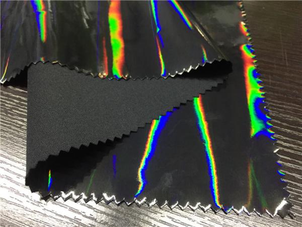 Buy cheap Light Jacket / Windbreaker Pu Synthetic Leather With Rainbow Shining 0.40mm 54" Width from wholesalers