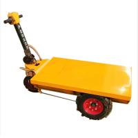 Buy cheap Platform Hand Cart For Construction Small Electric Hand Trolley Truck product