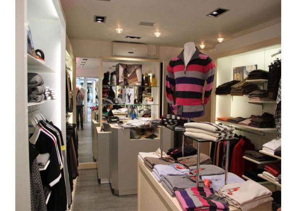 Buy cheap Commercial Decoration Garment Shop Fittings Fashion Style Floor Standing Clothing Hanging from wholesalers