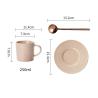 Buy cheap Ceramic Large Coffee Mug Big Tea Cup Milk Mug And Saucer In Solid Brown For Drinkware from wholesalers