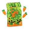 Buy cheap 4 Layer Carrot Snuffle Mat For Dogs Cat Fleece Felt Slow Feeding Pet Training Blanket 72x43cm from wholesalers