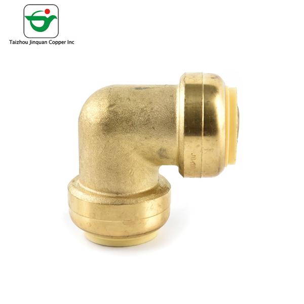 Buy cheap 200psi HPB58-3A CW614N Brass Pipe Elbow Push Fit Fitting from wholesalers