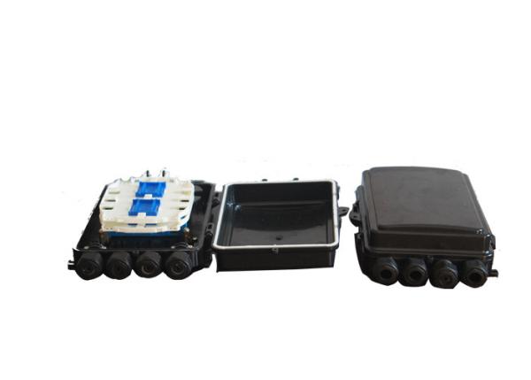 Quality direct buried optic fiber enclosure IP68 4 trays horizontal type for sale