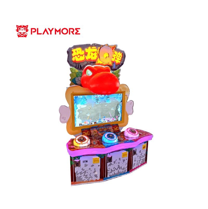 300KGS Dino Rock Family Redemption Game Machine 40 Inch Display