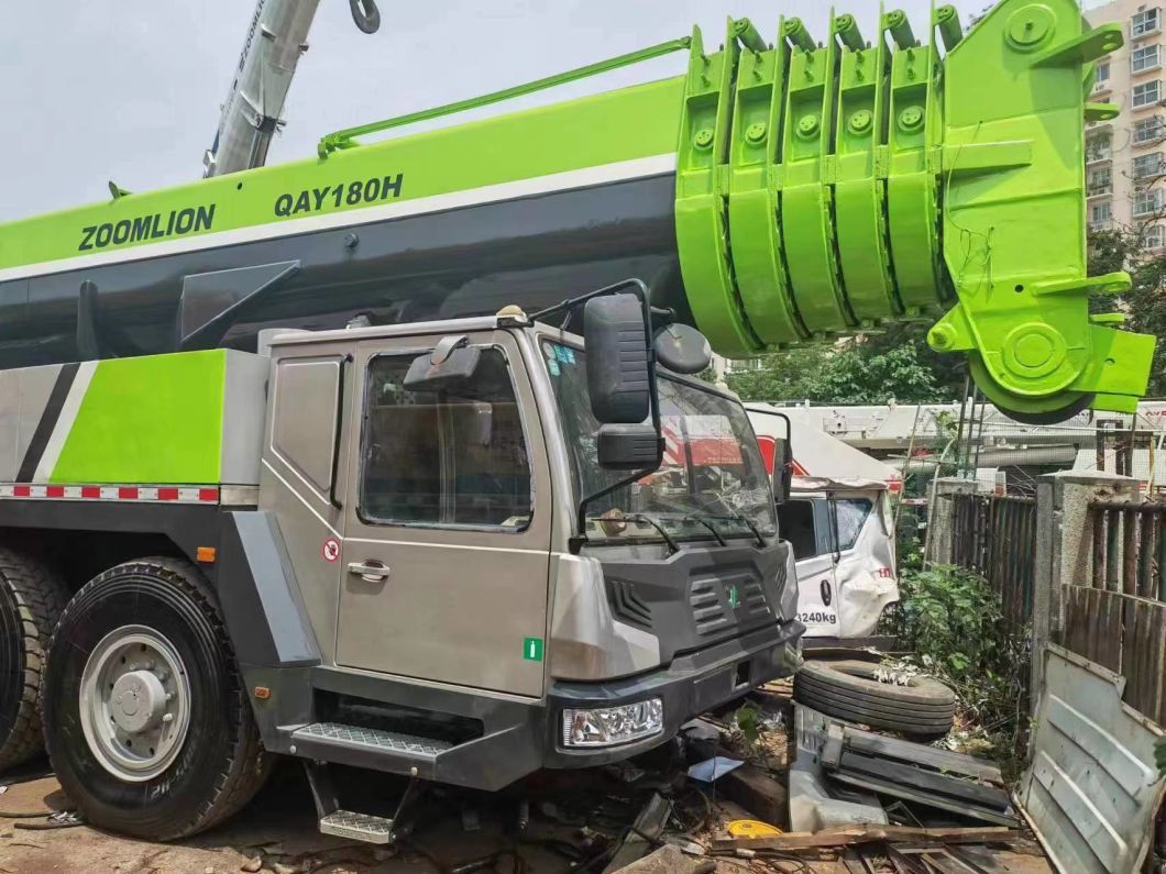 2010 Renovated Condition Zoomlion 180ton Mobile Crane Hydraulic Truck Crane All Terrain Hydraulic Mobile Crane Superlifte Crane