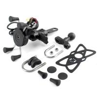 Buy cheap Navigation Two Wheeler Mobile Holder , FCC 5V 2A Dirt Bike Iphone Mount product