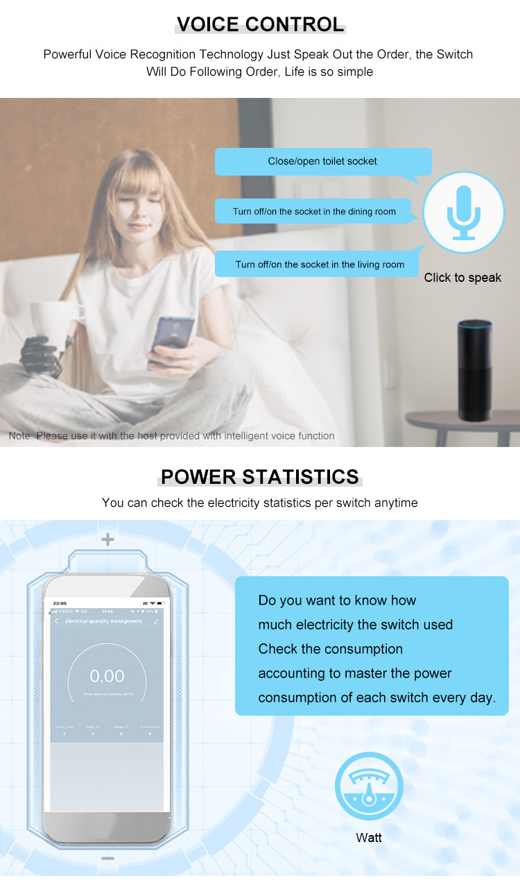 Smart Wifi Socket Au/us Standard Wall Socket With Glass Panel Touch Power Point SAA Approval