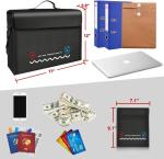 Silicone Coated Lipo Safe Bag Fireproof Waterproof Practical For Money
