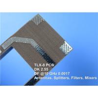 Buy cheap TLX-8 Low DF DK2.55 OSP Surface Finish PCB UL 94 V-O Rating product
