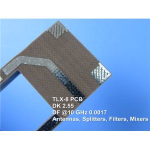 Buy cheap 60mil TLX-8 PCB 2 Layer Immersion Gold Rigid Circuits from wholesalers