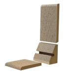 High Density Cat Scratch Board L Shaped Large Cat Scratcher Cardboard
